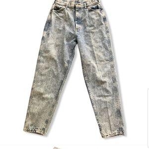 Vintage 80s Lee acid wash high waisted mom jeans